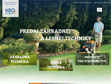Tablet Screenshot of hsqslovakia.sk